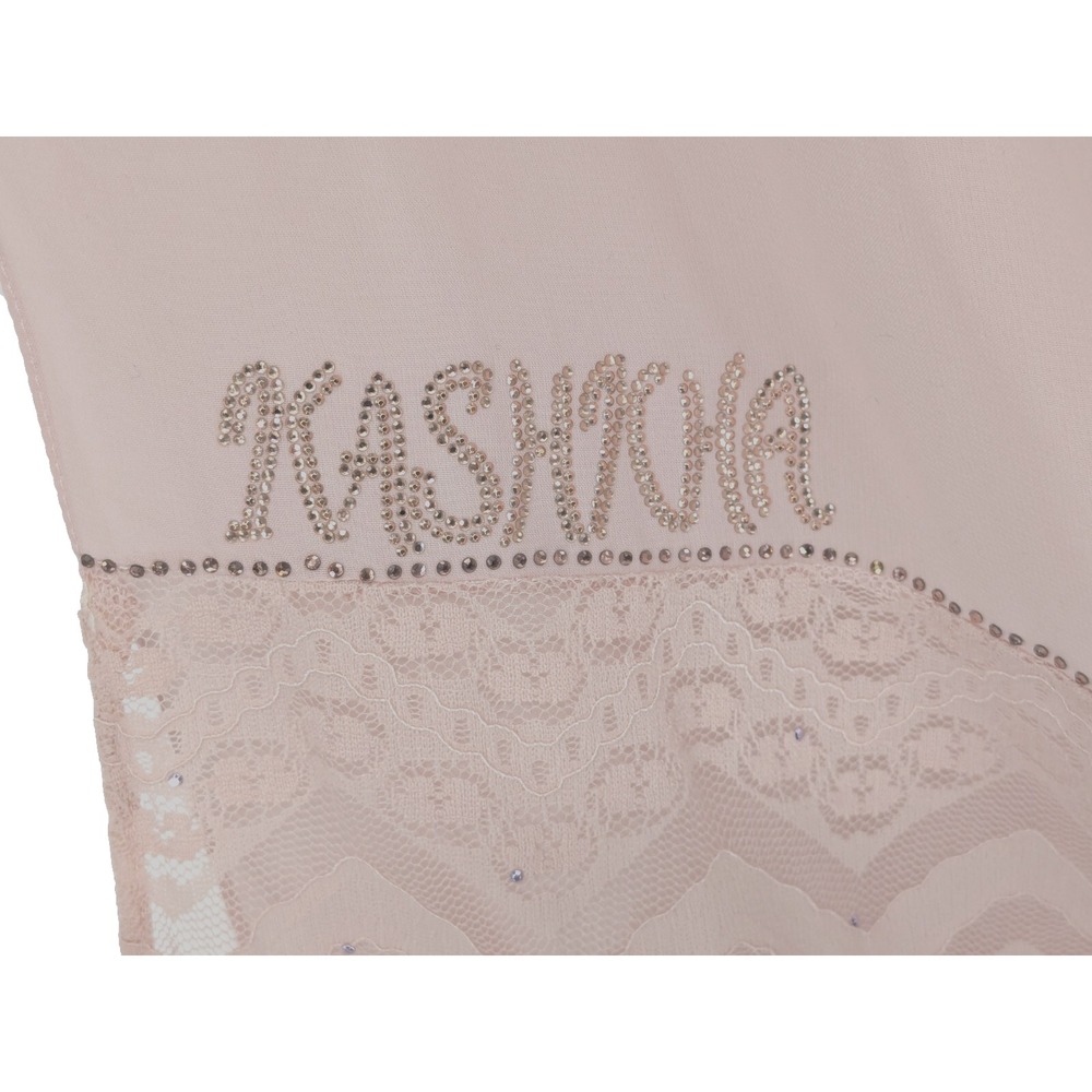 KASHKA Hijab Head Scarf Sheer Lace Auora Borealis Beads Lovely